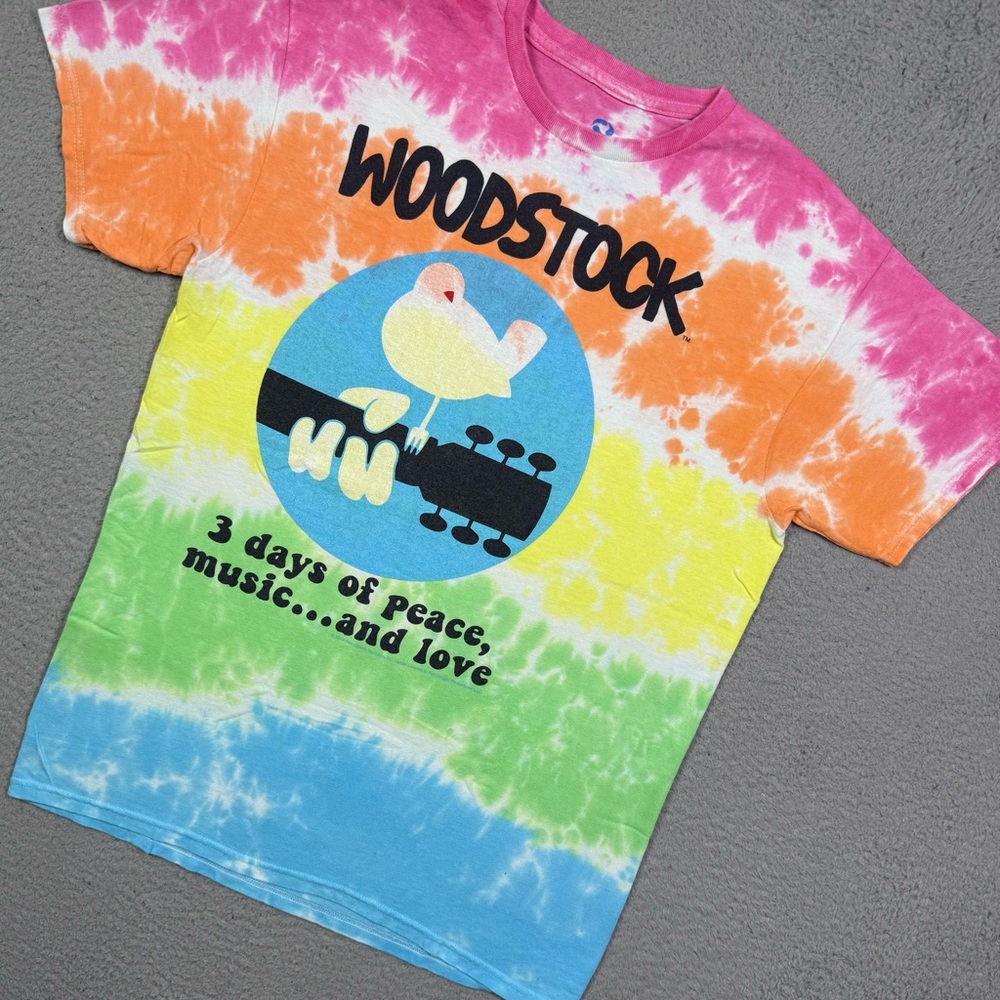 Woodstock Music Festival tie dye T-shirt